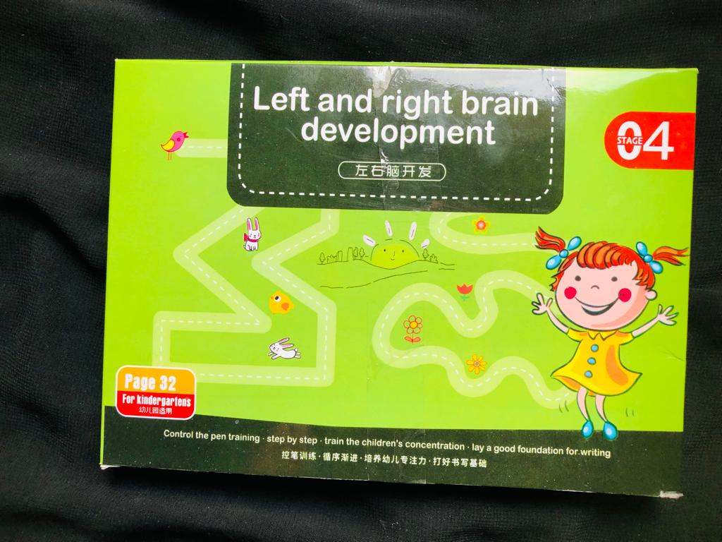 Preschool children left right brain training teaching aids pen orbit training concentration fine action logic educational toy