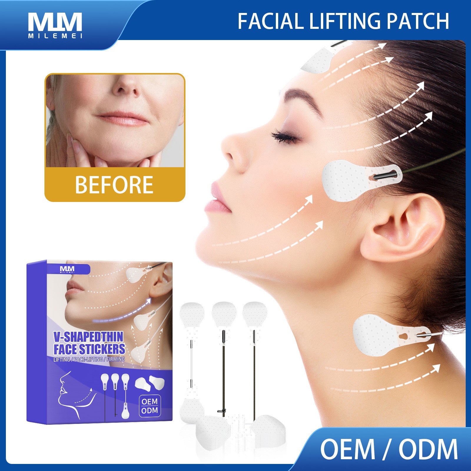 Face Lift Stickers Face Lift Stickers V-shaped Face Lift With Shaping Stickers To Lift Face
